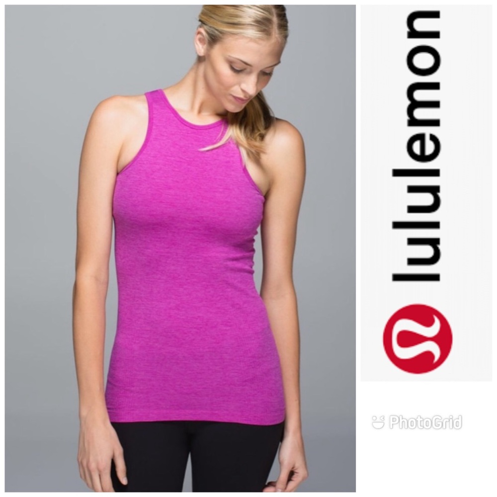 Lululemon Seamlessly Covered Tank Racerback 4 pink